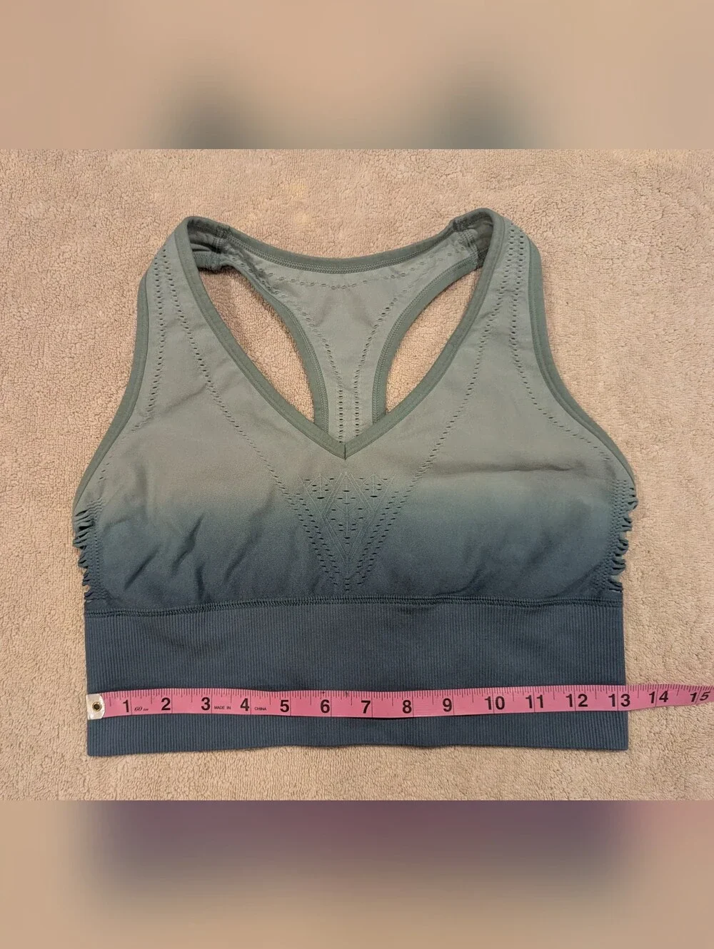 $12 Victoria's Secret PINK Size L - Sport Seamless Ombré Bralette Sports Bra